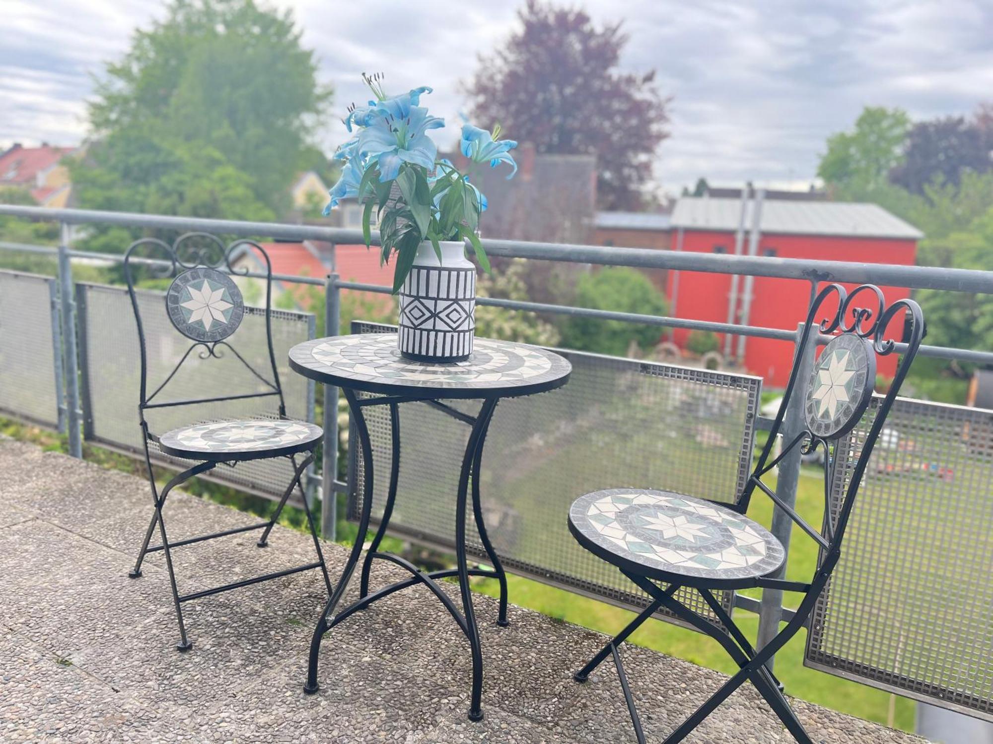 Dreamstay Augsburg Traum Penthouse Goeggingen ภายนอก รูปภาพ